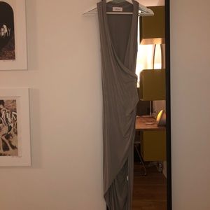 Bacio Light Olive Green Maxi Dress